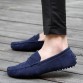 2017 Men Loafers Leather Shoes Casual Men Flats Shoes Slip On Moccasins Men's Loafers Suede Leather Male Shoes