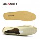 DEKABR Hollow Out Breathable New 2017 Summer Split Leather High Quality Fashion Casual Shoes Men Lovers Couple Flat Loafer Shoes32368995035