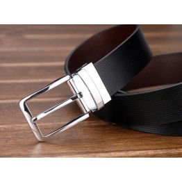[KAITESICZI]High-quality luxury brand  leather belt men's double-sided pure leather pin buckle belt 2016 new belt jeans belt 125