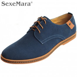 Men Shoes 2017 Spring Autumn Winter Warm Synthetic Leather Casual Shoes Mens Oxfords Outdoor Flat Plus Size Man Hot Sale 