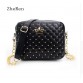 New Rivet Chain Shoulder Bag handbags of High Quality Design Shoulder Bag Female Hot Ladies Handbag PU Leather crossbody