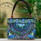 Vintage Embroidery Women Handbag National Ethnic Canvas Totes Wood Beads Double Layered Travel  Shoulder Bag Sac Femme Bolsos32796737521