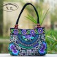 Vintage Embroidery Women Handbag National Ethnic Canvas Totes Wood Beads Double Layered Travel  Shoulder Bag Sac Femme Bolsos32796737521