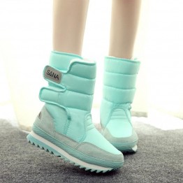 Women Snow Boots Large Size 35-41 Winter Boots Shoes Super Warm Plush Boots Platform 8 Colors Fashion Women Shoes 9c05