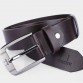 dnuxlou Business Leisure Wide Men Belt PU Faux Leather Designer Belts Men Elegant Shining Metal Buckle 125cm Ceinture Homme32606410015